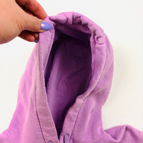 Nike Unisex Purple w/ Blue Nike Swoosh Midweight Double Lined Hood Hoodie (S) - Picture 11 of 13